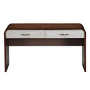 AICO Furniture Houston Vanity Desk in Walnut - Furniture Now (CA)