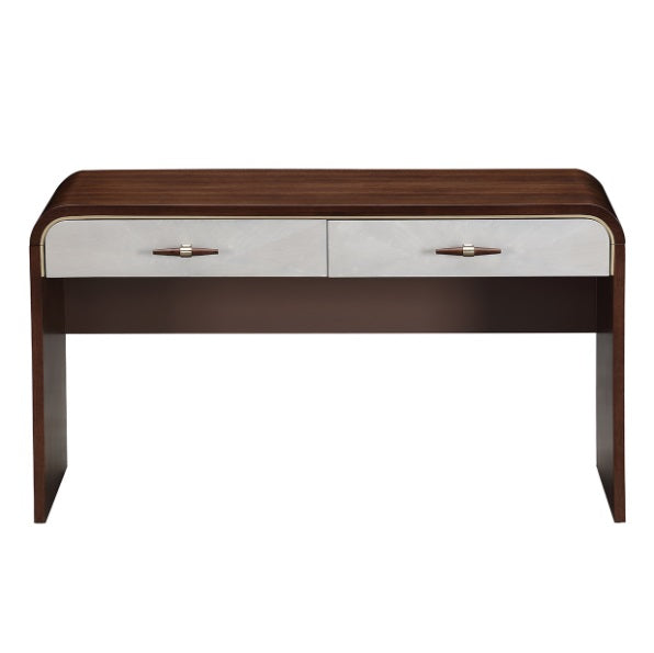 AICO Furniture Houston Vanity Desk in Walnut - Furniture Now (CA)