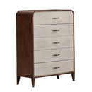 AICO Furniture Houston Chest in Walnut - Furniture Now (CA)