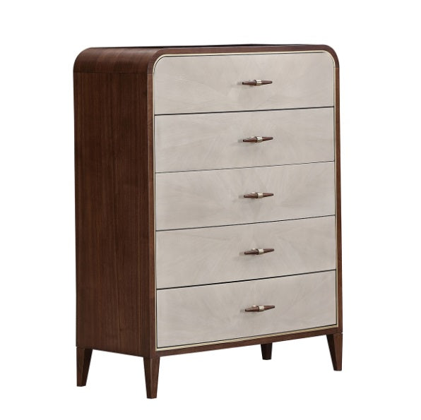 AICO Furniture Houston Chest in Walnut - Furniture Now (CA)