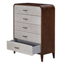 AICO Furniture Houston Chest in Walnut - Furniture Now (CA)