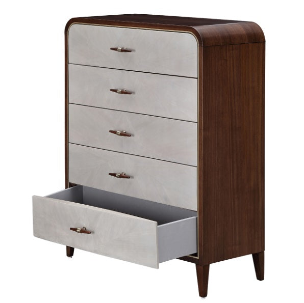 AICO Furniture Houston Chest in Walnut - Furniture Now (CA)