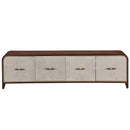 AICO Furniture Houston Media Cabinet in Walnut - Furniture Now (CA)