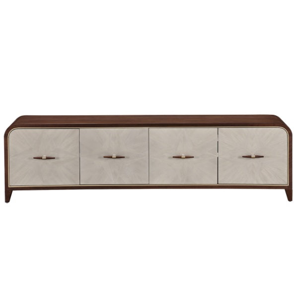 AICO Furniture Houston Media Cabinet in Walnut - Furniture Now (CA)
