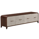 AICO Furniture Houston Media Cabinet in Walnut - Furniture Now (CA)