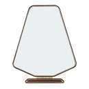 AICO Furniture Houston Vanity Mirror in Walnut image