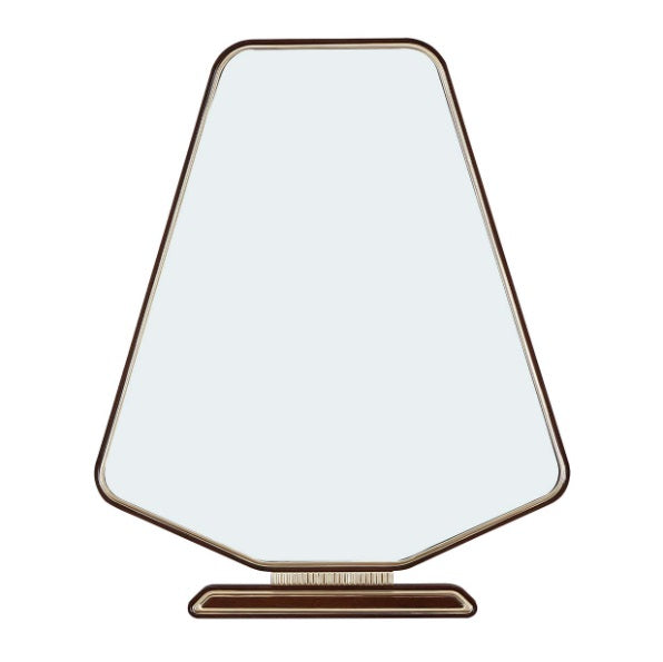 AICO Furniture Houston Vanity Mirror in Walnut image