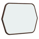 AICO Furniture Houston Wall Mirror in Walnut - Furniture Now (CA)