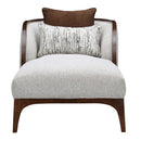 AICO Furniture Houston Chaise Pebble in Walnut - Furniture Now (CA)