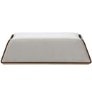 AICO Furniture Houston Accent Bench in Walnut - Furniture Now (CA)