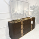AICO Furniture West Kensington Dresser in Medium Espresso image
