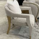 AICO Furniture Scotts Square Accent Chair CornSilk in Light Champagne image
