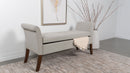 Farrah Upholstered Rolled Arms Storage Bench - Furniture Now (CA)