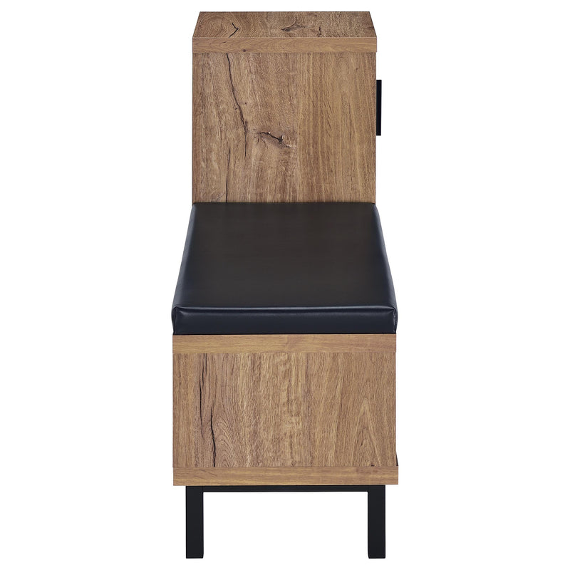 Teller 1-door Entryway Shoe Storage Cabinet Natural Oak - Furniture Now (CA)