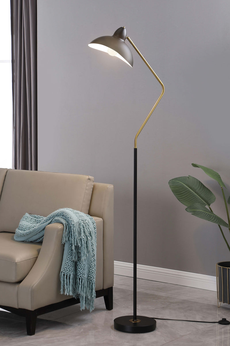Lucien Floor Lamp Black - Furniture Now (CA)