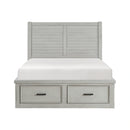 Willowbrook-(3) Queen Platform Bed with Storage Footboard and Side Rails image
