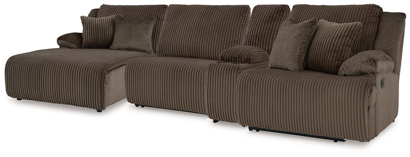 Top Tier Reclining Sectional with Chaise - Furniture Now (CA)