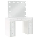 Regina Makeup Vanity Table with LED Mirror and Stool