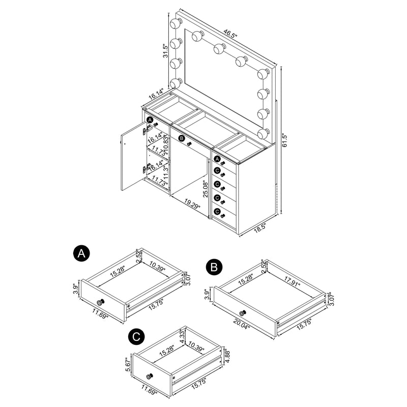 Acena Vanity Sets - Furniture Now (CA)
