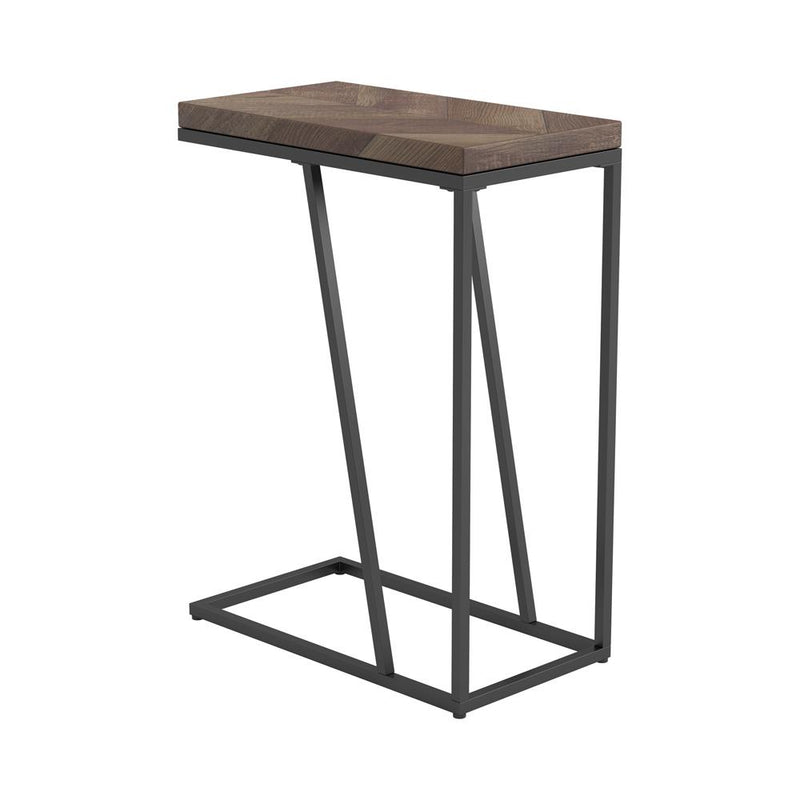 Sergio Chevron Rectangular Accent Table Tobacco - Furniture Now (CA)