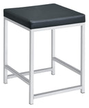 Afshan Upholstered Square Padded Cushion Vanity Stool - Furniture Now (CA)