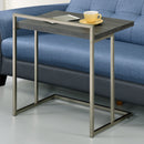 Dani Rectangular Snack Table with Metal Base - Furniture Now (CA)