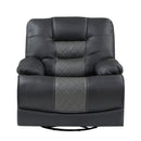 9388GRY-1 - Swivel Glider Reclining Chair
