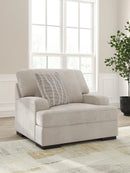 High Profile Chair & Ottoman Living Room Set