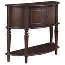 Brenda Console Table with Curved Front Brown - Furniture Now (CA)