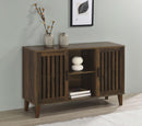 Torin 2-door Engineered Wood Accent Cabinet Dark Pine - Furniture Now (CA)