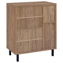 Teller 2-door Shoe Storage Cabinet Natural Oak - Furniture Now (CA)