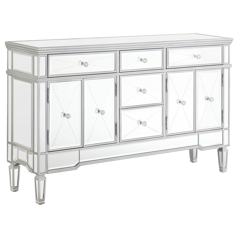 Duchess 5-drawer Accent Cabinet Silver - Furniture Now (CA)