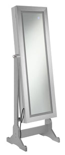 Moore Jewelry Cheval Mirror Silver - Furniture Now (CA)