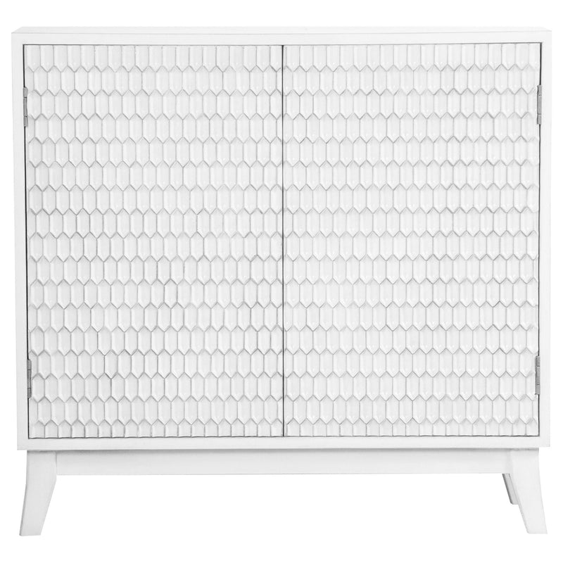 Gambon Rectangular 2-door Accent Cabinet White - Furniture Now (CA)