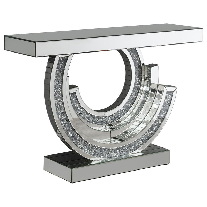 Imogen Multi-dimensional Console Table Silver - Furniture Now (CA)
