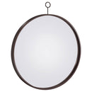 Gwyneth Round Wall Mirror Black Nickel - Furniture Now (CA)