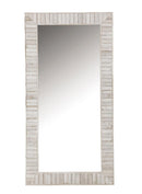 Pino Rectangular Wall Mirror White - Furniture Now (CA)