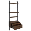 Owens 3-piece 96-inch Wall Mounted Bookshelf Set Walnut - Furniture Now (CA)