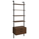 Owens 96-inch 4-shelf Storage Wall Bookshelf Walnut - Furniture Now (CA)