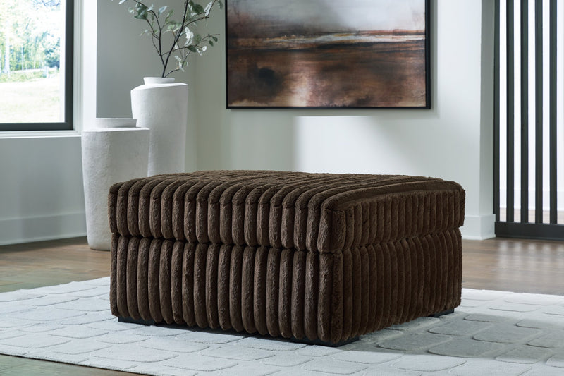 Midnight-Madness Oversized Accent Ottoman - Furniture Now (CA)