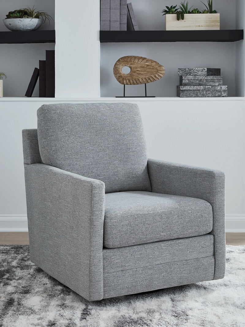 Freybourne Next-Gen Nuvella Swivel Accent Chair - Furniture Now (CA)