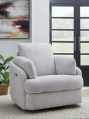 Alainmont Next-Gen Nuvella Swivel Power Recliner - Furniture Now (CA)