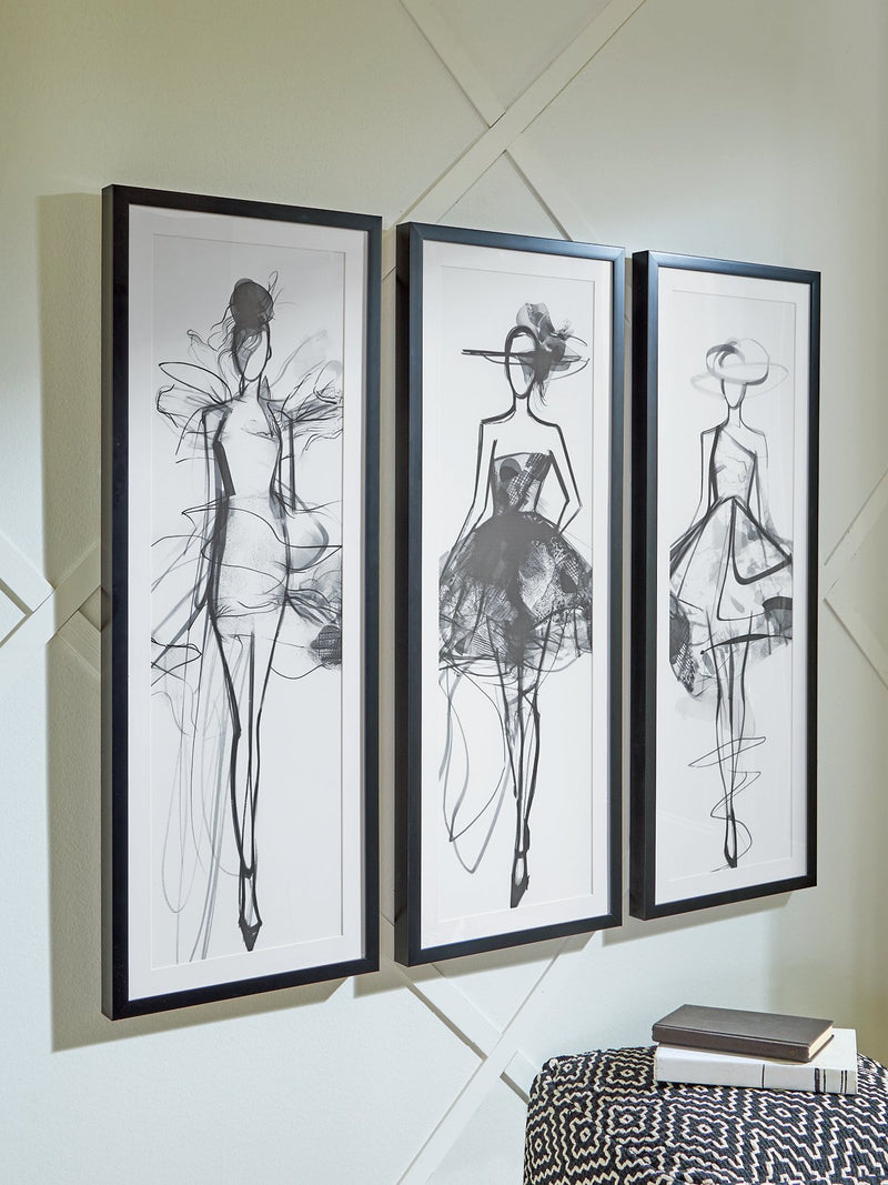 Mckerrick Wall Art Set (Set of 3) - Furniture Now (CA)