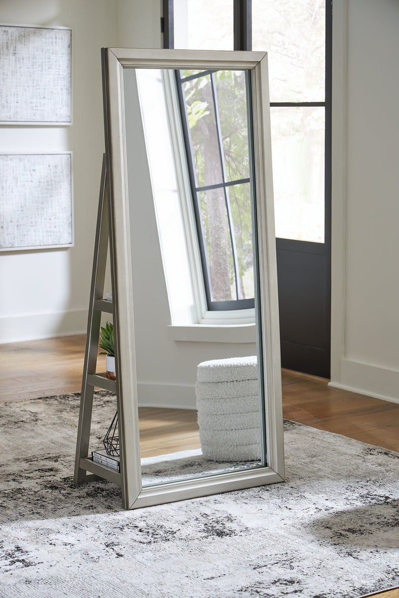 Evesen Floor Standing Mirror/Storage - Furniture Now (CA)