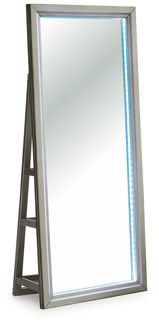 Evesen Floor Standing Mirror/Storage - Furniture Now (CA)
