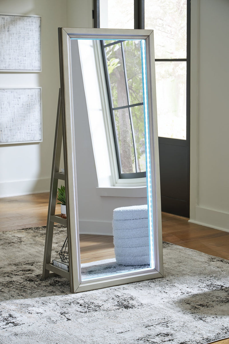 Evesen Floor Standing Mirror/Storage - Furniture Now (CA)