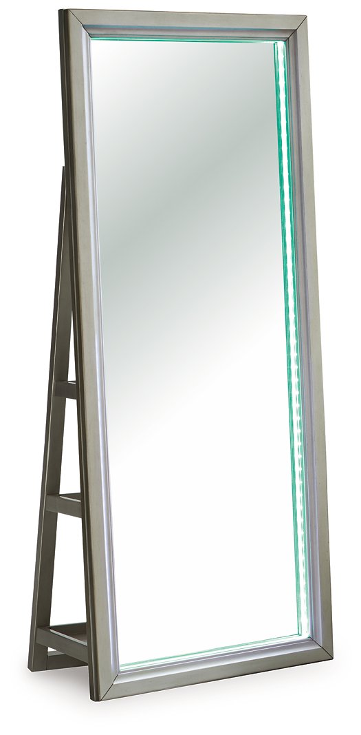 Evesen Floor Standing Mirror/Storage - Furniture Now (CA)