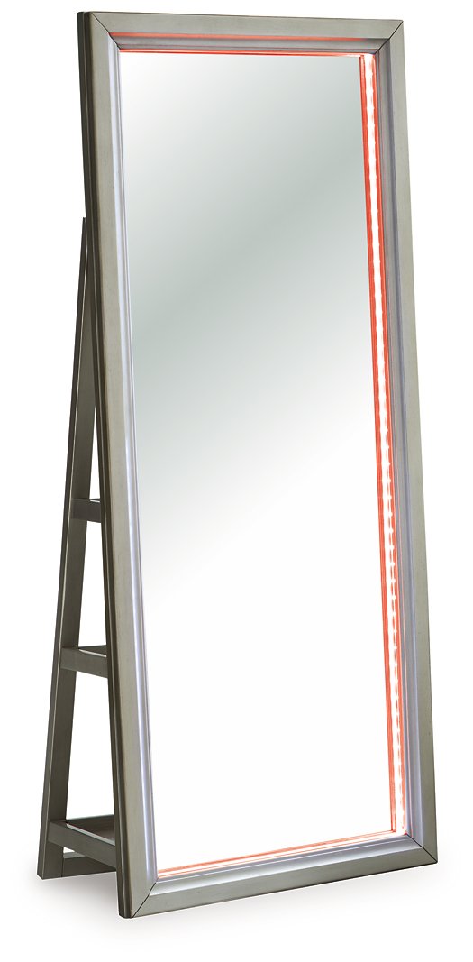 Evesen Floor Standing Mirror/Storage - Furniture Now (CA)
