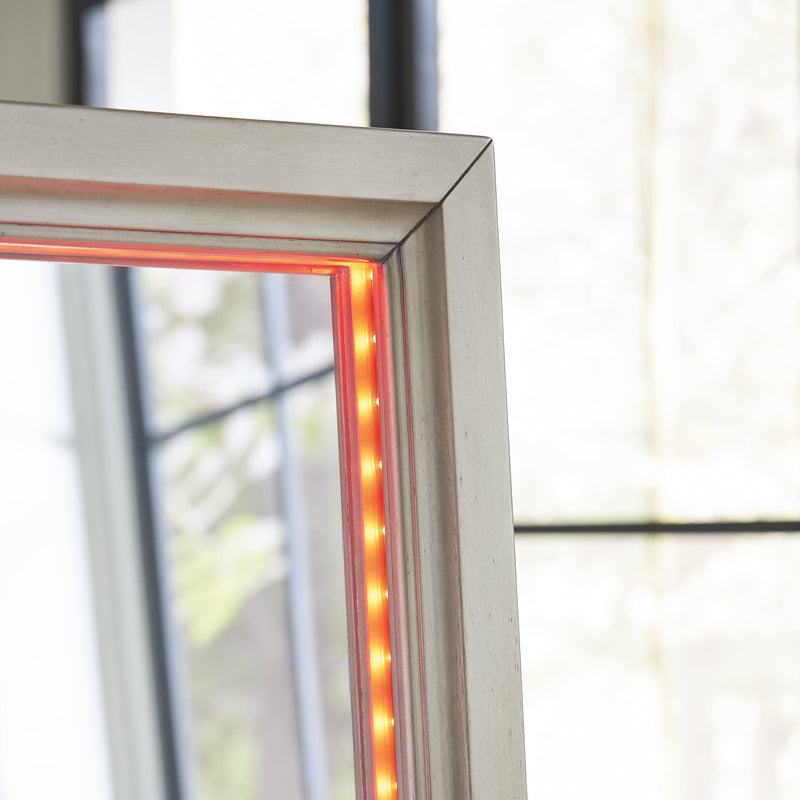 Evesen Floor Standing Mirror/Storage - Furniture Now (CA)