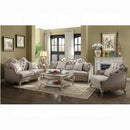 Chelmsford Beige Fabric & Antique Taupe Sofa w/5 Pillows - Furniture Now (CA)